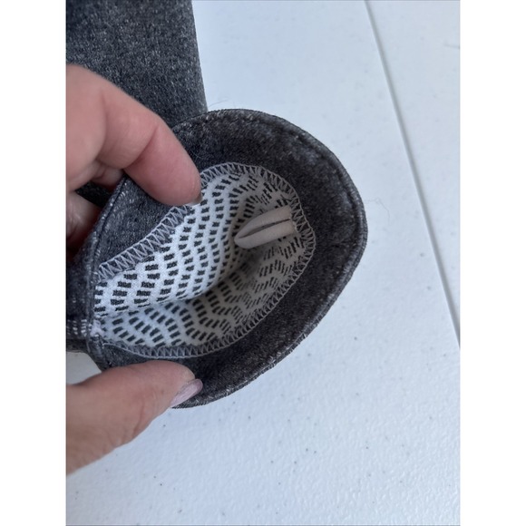 Prana Women's Small Gray Full Zip Running Activewear Reflective Hooded Jacket - Picture 9 of 16